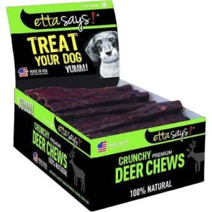 Etta Says! Crunchy Duck Dog Chews 4in Sticks POS Display Box 36ct